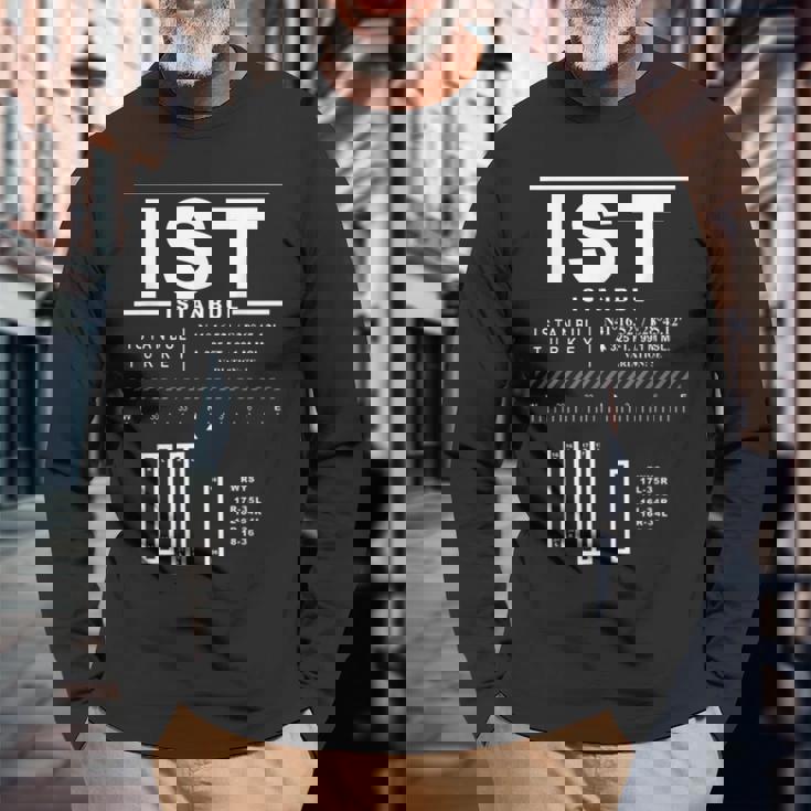 イスタンブール空港 トルコ 長袖Tシャツ 高齢者への贈り物