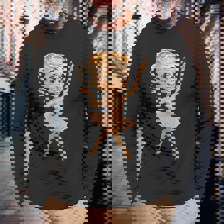 イタリア ブレイン ロート Ai生成キャラクター バレリーナ カプチーナ 長袖Tシャツ 高齢者への贈り物