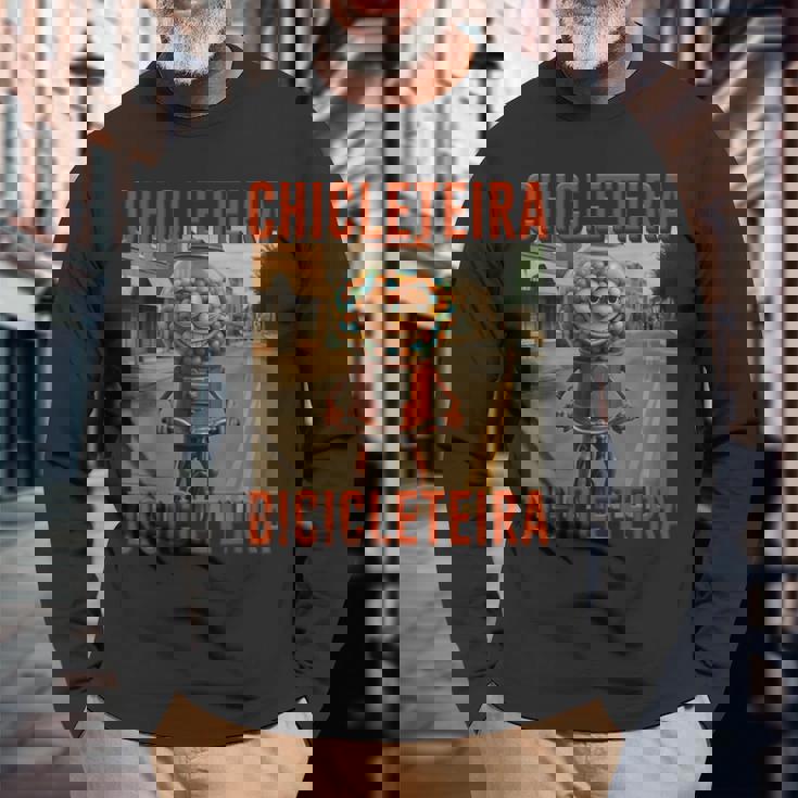 イタリアンブレインロット2025トレンドミームチクレテイラビクレテイラ 長袖Tシャツ 高齢者への贈り物