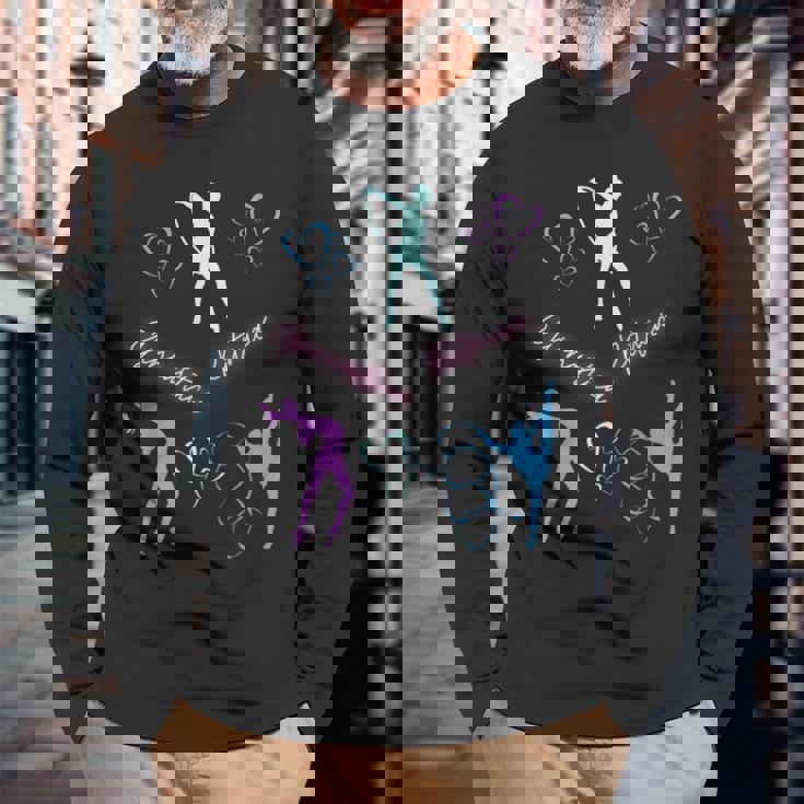 イタリア新体操 イタリア 体操 ハート 長袖Tシャツ 高齢者への贈り物