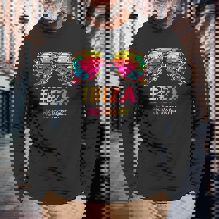 イビサ島バレアレス サングラスの衣装イビサ 長袖Tシャツ 高齢者への贈り物