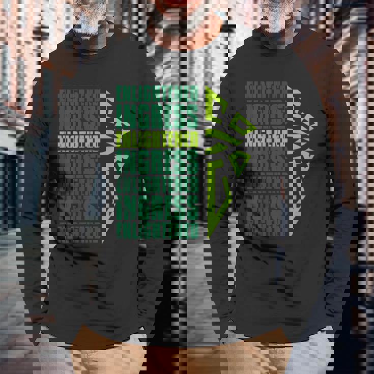 イングレス×マーチックスエンライテンド 長袖Tシャツ 高齢者への贈り物