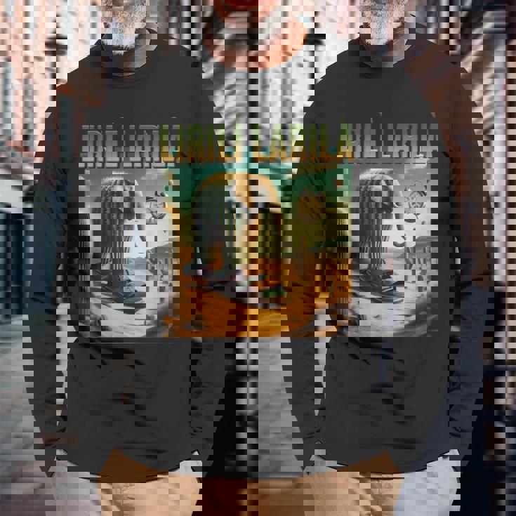 インターネット 陽気なミーム Aiキャラクター リリリ ラリラ ゾウ 長袖Tシャツ 高齢者への贈り物