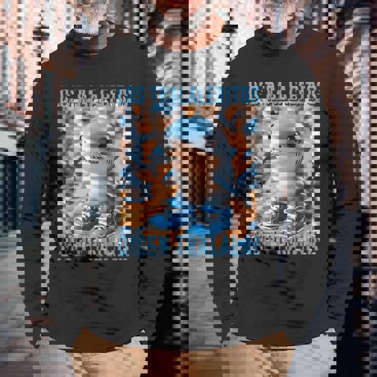 インターネットミーム 陽気なaiモンスター ロス トラレリトス ディセン 長袖Tシャツ 高齢者への贈り物