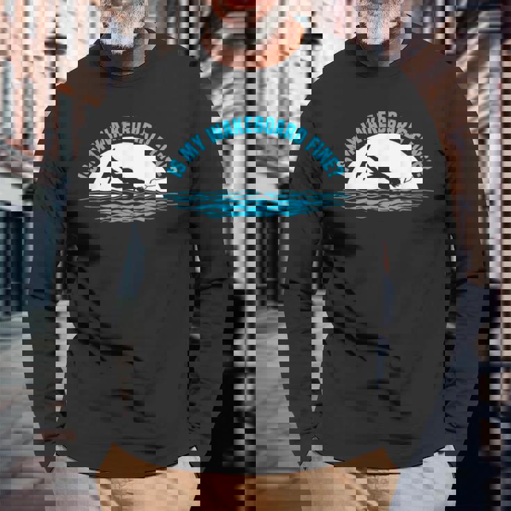 ウェイクサーフ ボード ファイン ウェイクボード ウェイクボード ウェイクサーフィン 長袖Tシャツ 高齢者への贈り物