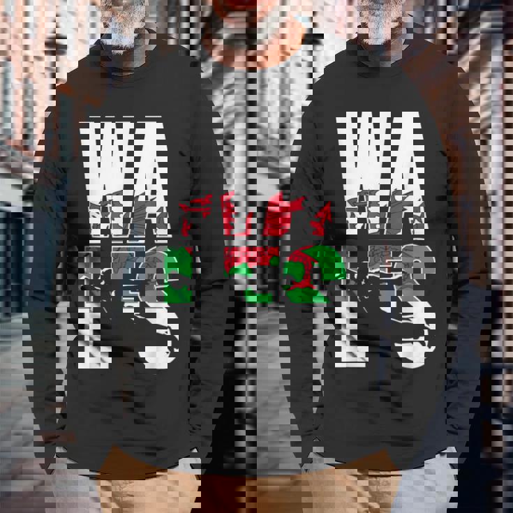 ウェールズサポーターズ ジャージキット ユニオンギフト ウェールズラグビーファン 長袖Tシャツ 高齢者への贈り物