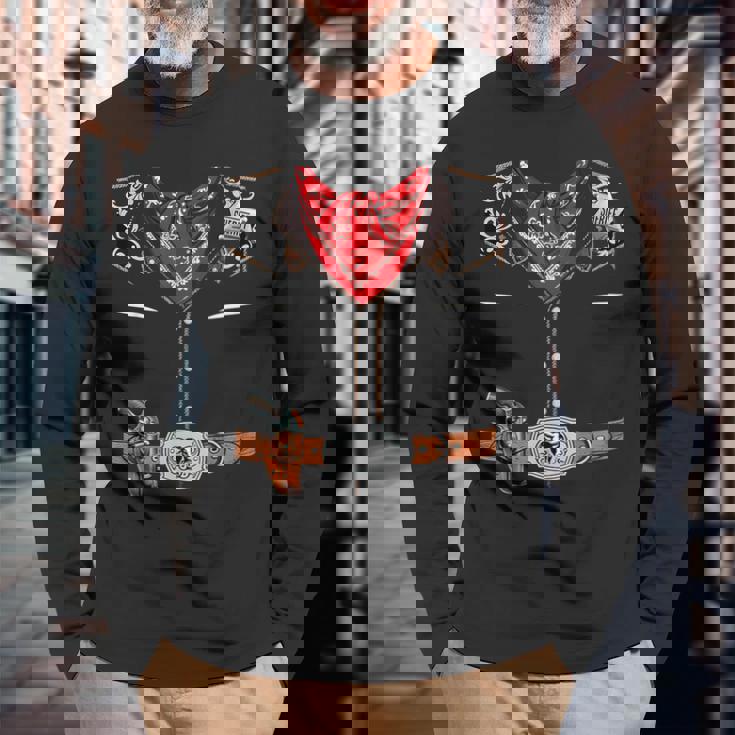 ウエスタン保安官 カウボーイベスト ハロウィンコスチューム 長袖Tシャツ 高齢者への贈り物