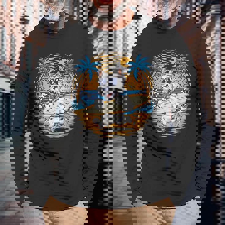 ウエスト・ハイランド・ホワイト・テリア・アム・ストランド 長袖Tシャツ 高齢者への贈り物