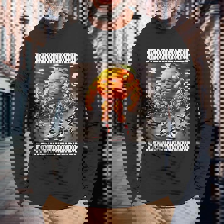 ウディンドゥン-イタリアンブレインロットミーム 長袖Tシャツ 高齢者への贈り物