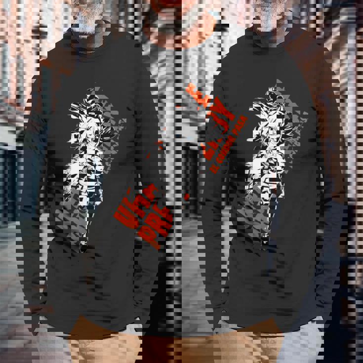 ウマ娘 プリティーダービー エルコンドルパサー 長袖Tシャツ 高齢者への贈り物