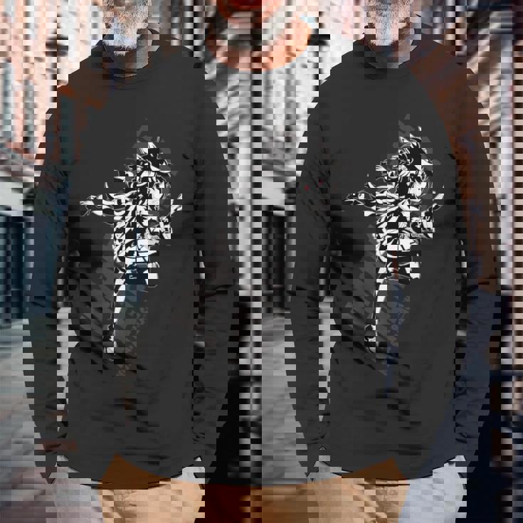 ウマ娘 プリティーダービー キタサンブラック 長袖Tシャツ 高齢者への贈り物