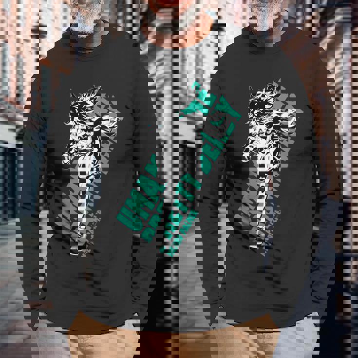 ウマ娘 プリティーダービー メジロパーマー 長袖Tシャツ 高齢者への贈り物