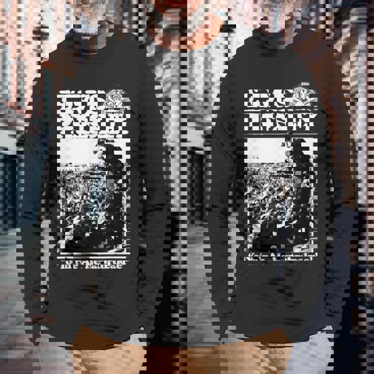 エルヴィス・ア・ハートブレイカー キング・オブ・ロックンロール 音楽 長袖Tシャツ 高齢者への贈り物