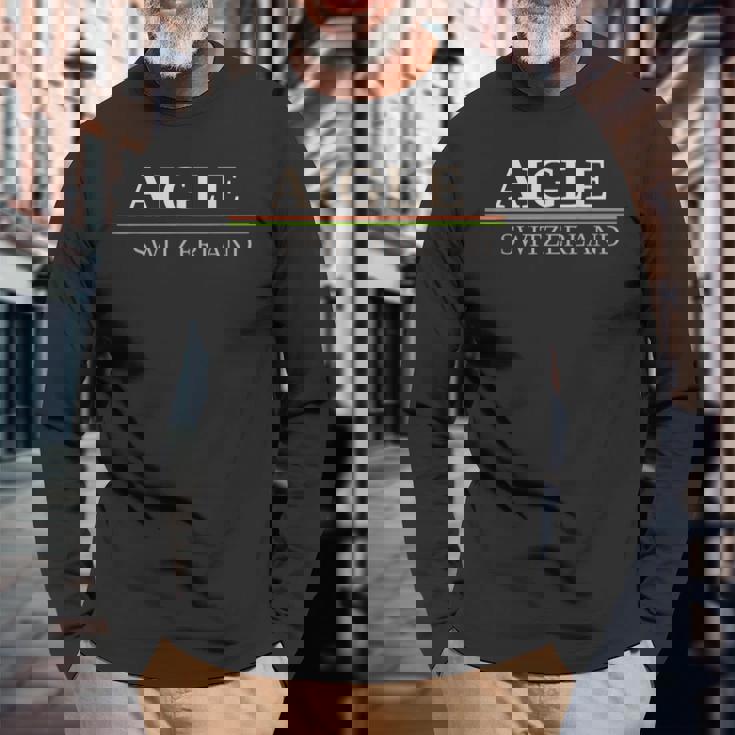 エーグル スイス 長袖Tシャツ 高齢者への贈り物