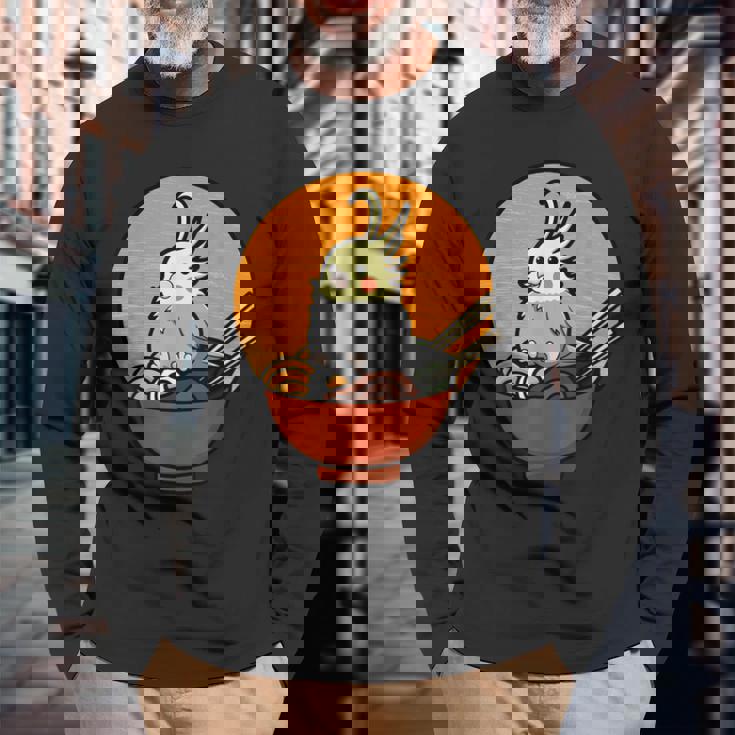 オカメインコ オカメインコ ルティーノ クアリオン Weiro 鳥 オウム タイル 長袖Tシャツ 高齢者への贈り物