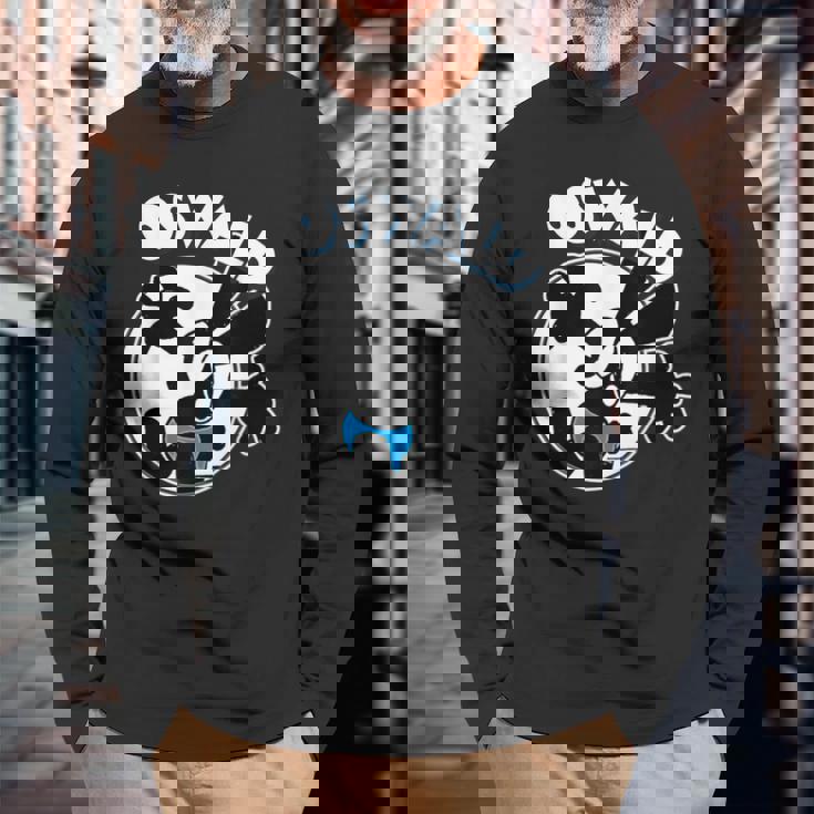 オズワルド・ラビット ヴィンテージ 漫画 長袖Tシャツ 高齢者への贈り物