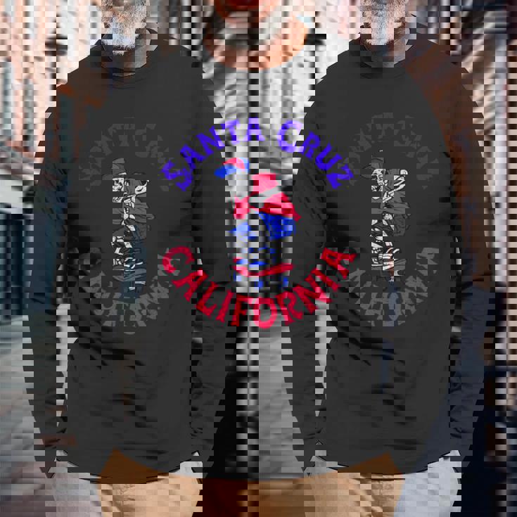 オールアメリカンスケーターサンタクルーズ 長袖Tシャツ 高齢者への贈り物