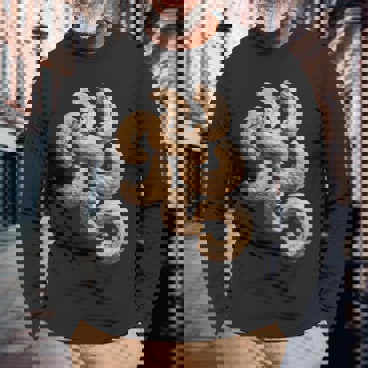 カシューナッツ。 長袖Tシャツ 高齢者への贈り物