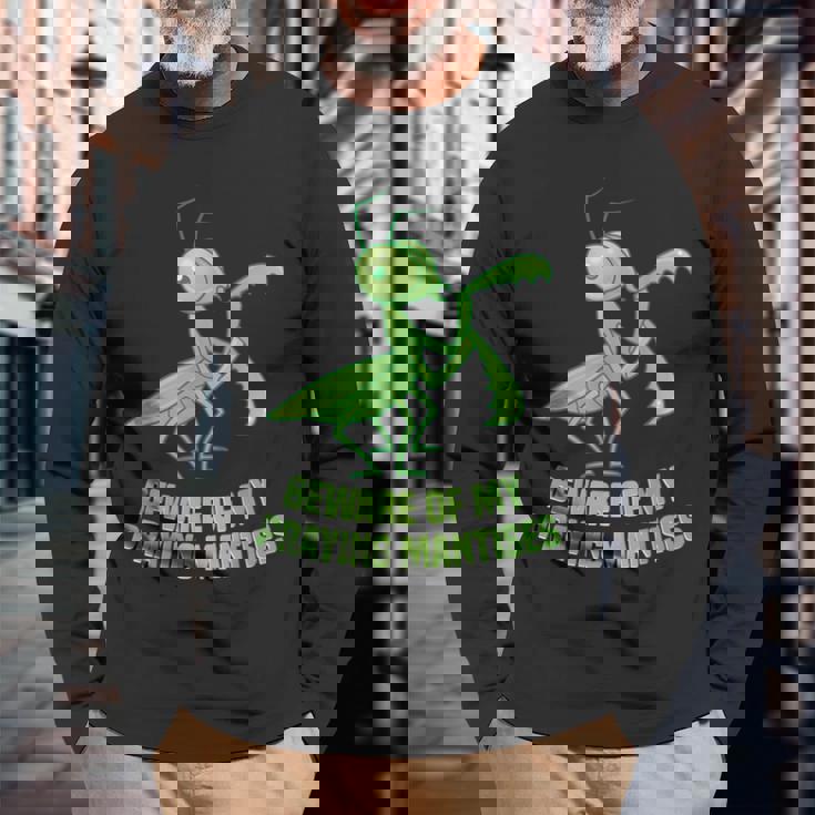 カマキリの囲い衣装 虫飼い主 カマキリの卵 長袖Tシャツ 高齢者への贈り物