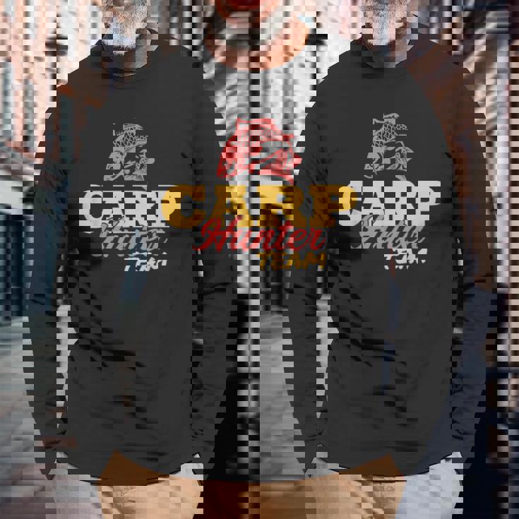 カープハンターチームi カープフィッシャーマンi カープフィッシング 長袖Tシャツ 高齢者への贈り物