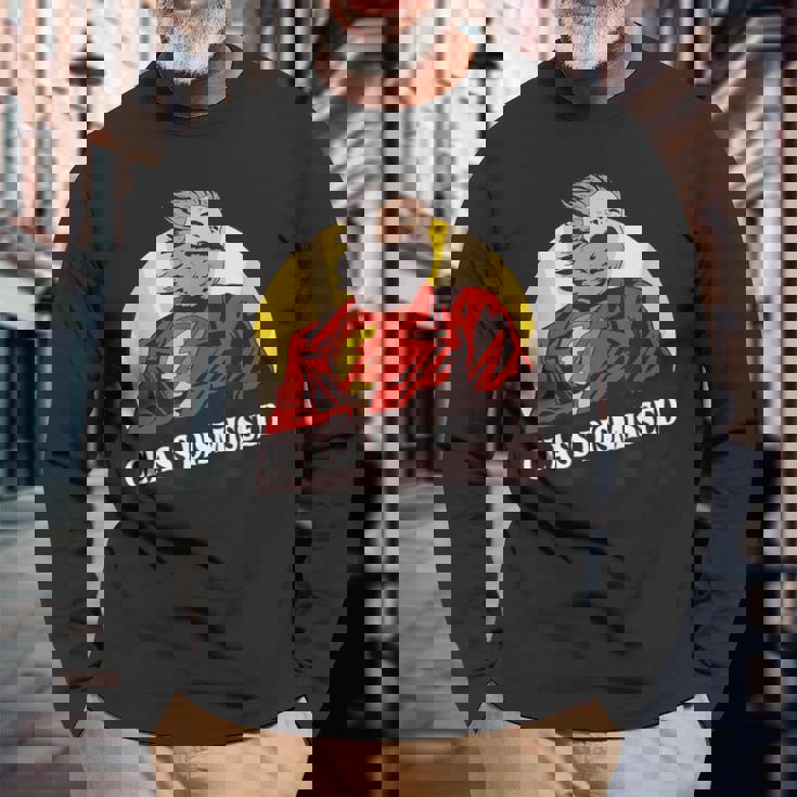 カール・マルクス クラスは共産主義マルクス主義 長袖Tシャツ 高齢者への贈り物