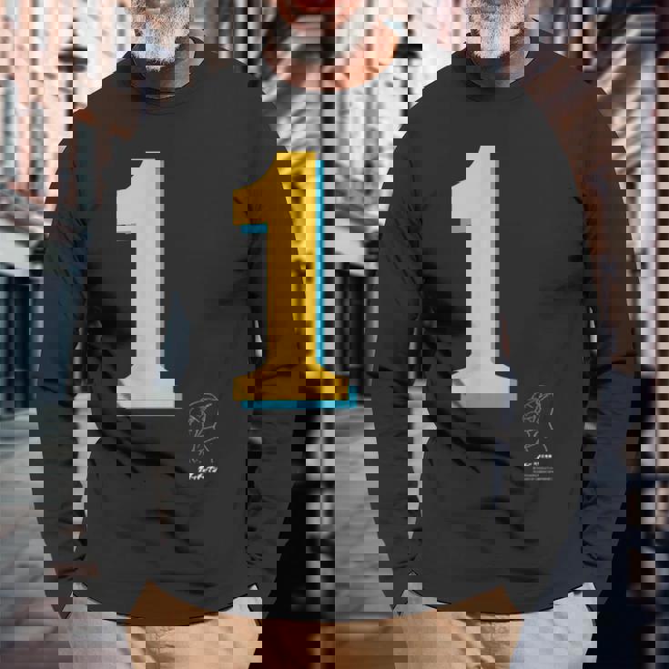 ガッチャマン ユニフォームデザインb-1 長袖Tシャツ 高齢者への贈り物