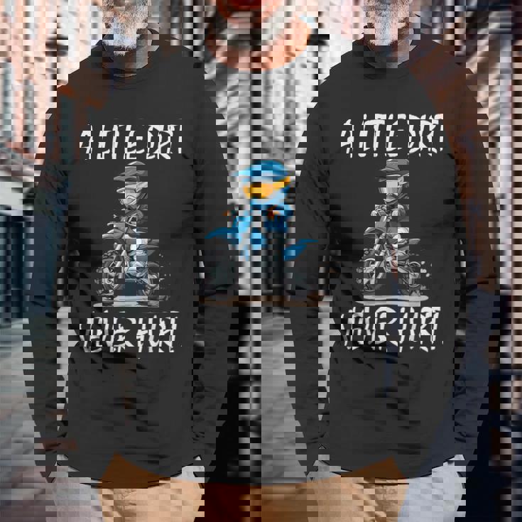 キッズ ダートバイク 長袖Tシャツ 高齢者への贈り物