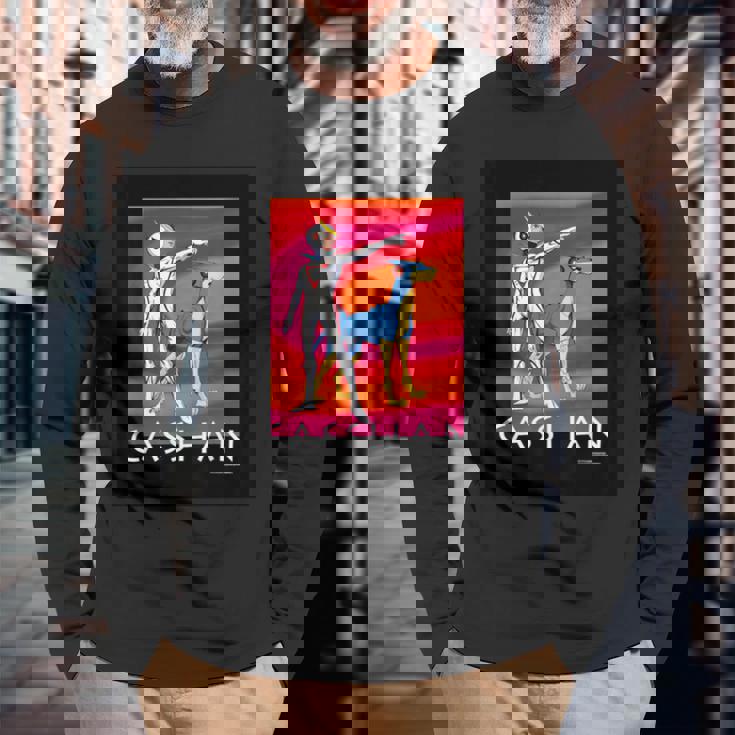 キャシャーン L 長袖Tシャツ 高齢者への贈り物