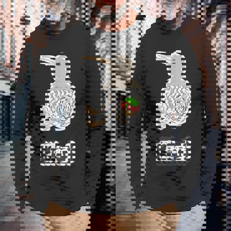 キーウィ《フルーツキャップ 果物ネット》【どうぶつフレンズ】鳥 動物 ゆるくて かわいい 長袖Tシャツ 高齢者への贈り物