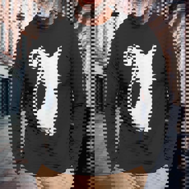 クイズrpg 魔法使いと黒猫のウィズ 長袖Tシャツ 高齢者への贈り物