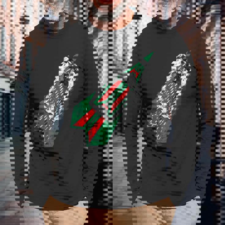 クラシックラリーカーヴィンテージカーレーシングとモータースポーツリバリー 長袖Tシャツ 高齢者への贈り物