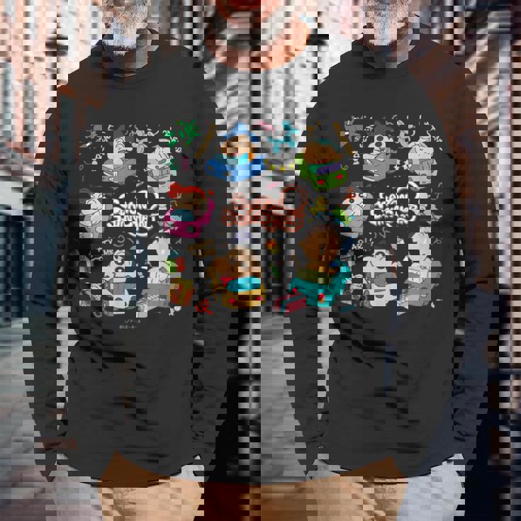 クレヨンしんちゃん かすかべ防衛隊 Party Time 長袖Tシャツ 高齢者への贈り物