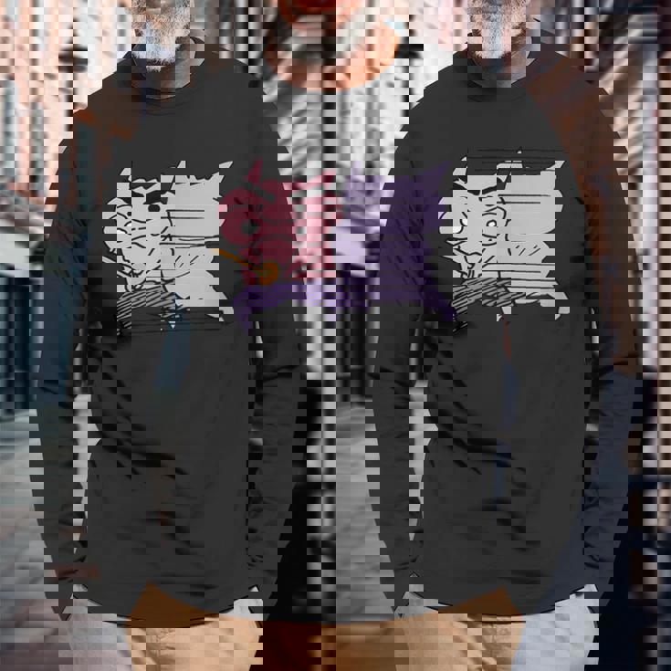 クレヨンしんちゃん ぶりぶりざえもん 瞬間移動 長袖Tシャツ 高齢者への贈り物