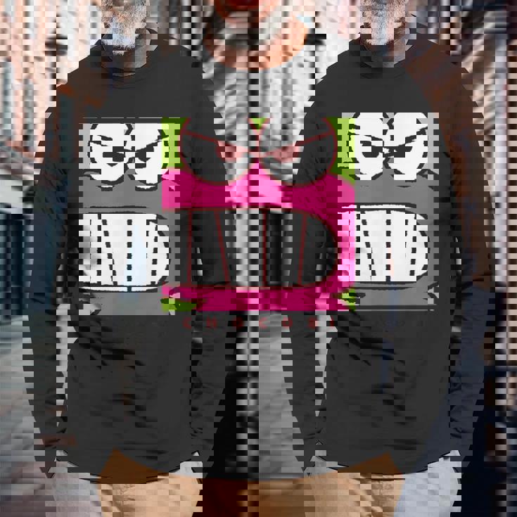 クレヨンしんちゃん ワニ山さん どアップ 長袖Tシャツ 高齢者への贈り物