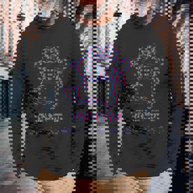 クレヨンしんちゃん ３D風ワニ山さんワンポイント 長袖Tシャツ 高齢者への贈り物