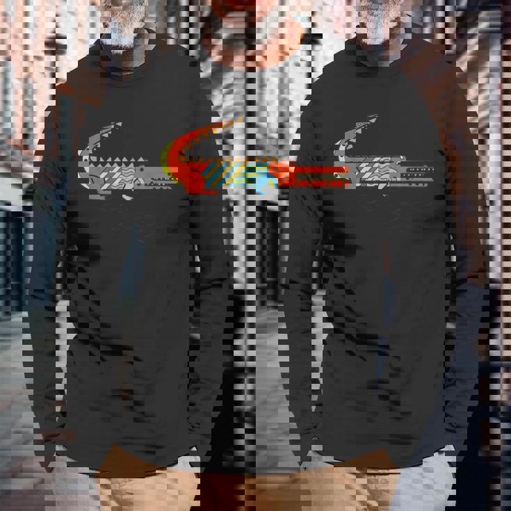 クロコダイル コミック 長袖Tシャツ 高齢者への贈り物