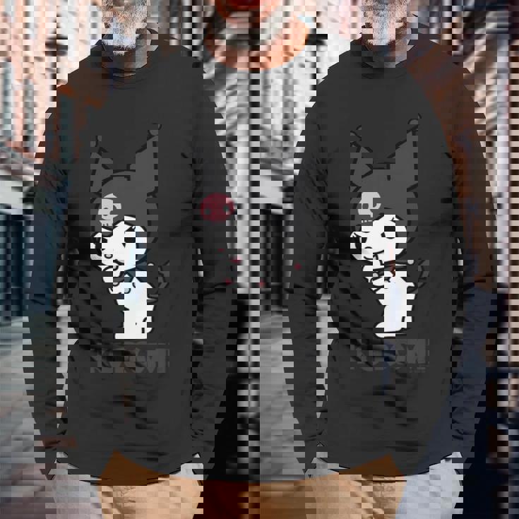 クロミ Usデザイン ふりむき 長袖tシャツ 長袖Tシャツ 高齢者への贈り物