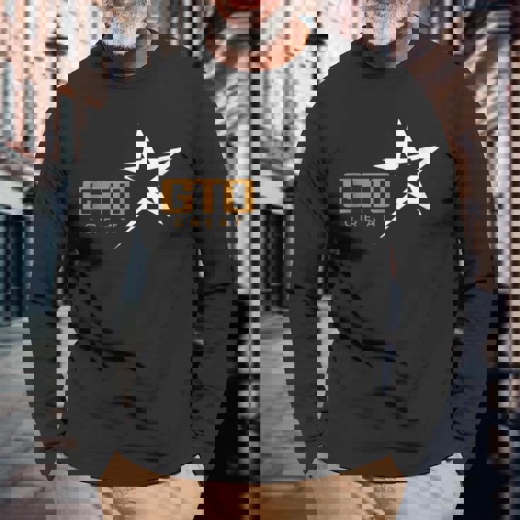 クールtシャツ かっこいいtシャツ カッコイイ Gto Great Cool 長袖Tシャツ 高齢者への贈り物