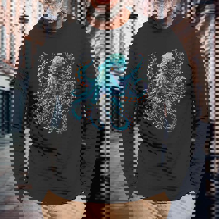 クールブルータコ 長袖Tシャツ 高齢者への贈り物