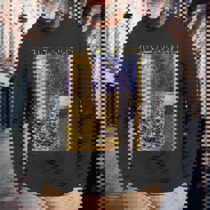 グスタフ・クリムト パラス・アテネ アーティスト向け 長袖tシャツ 長袖Tシャツ 高齢者への贈り物