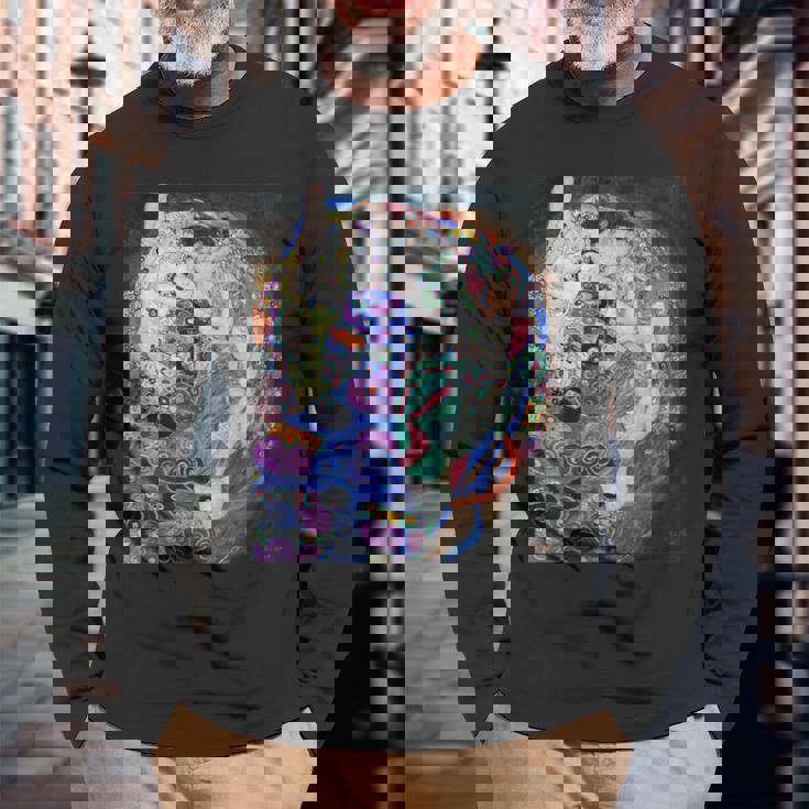 グスタフ・クリムト 乙女 2 アーティスト向け 長袖Tシャツ 高齢者への贈り物