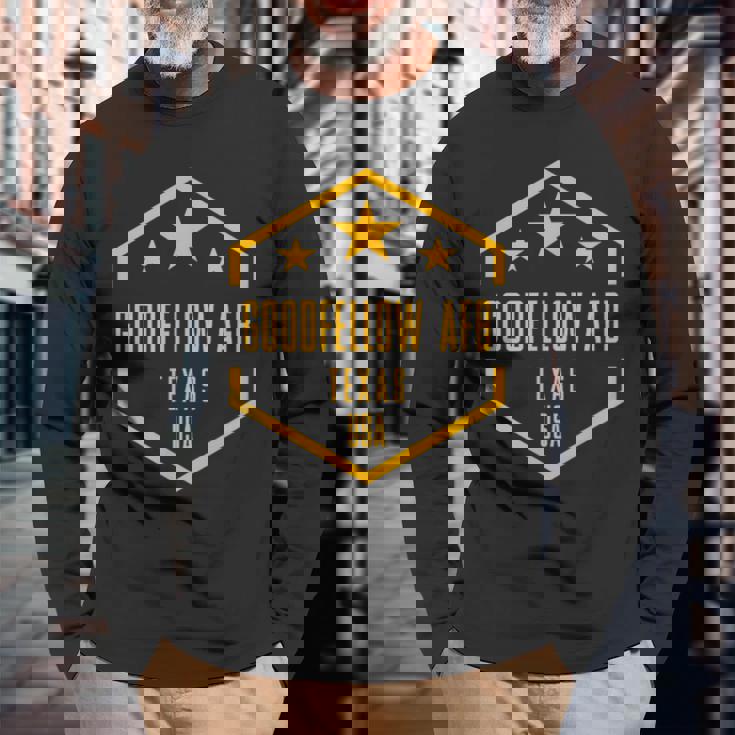 グッドフェロー空軍基地 長袖Tシャツ 高齢者への贈り物