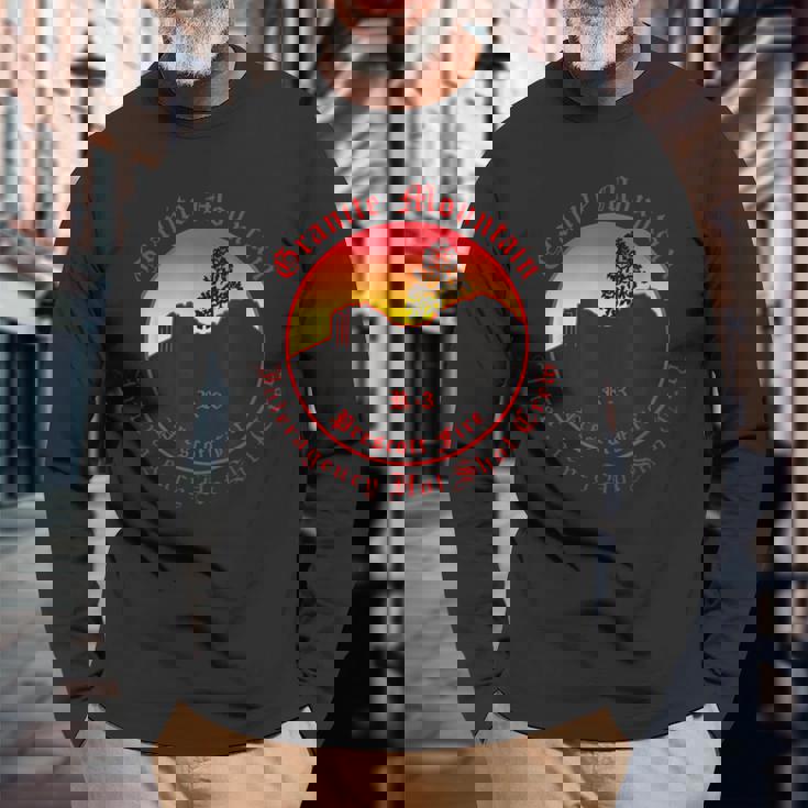 グラナイトマウンテンホットショット 長袖Tシャツ 高齢者への贈り物