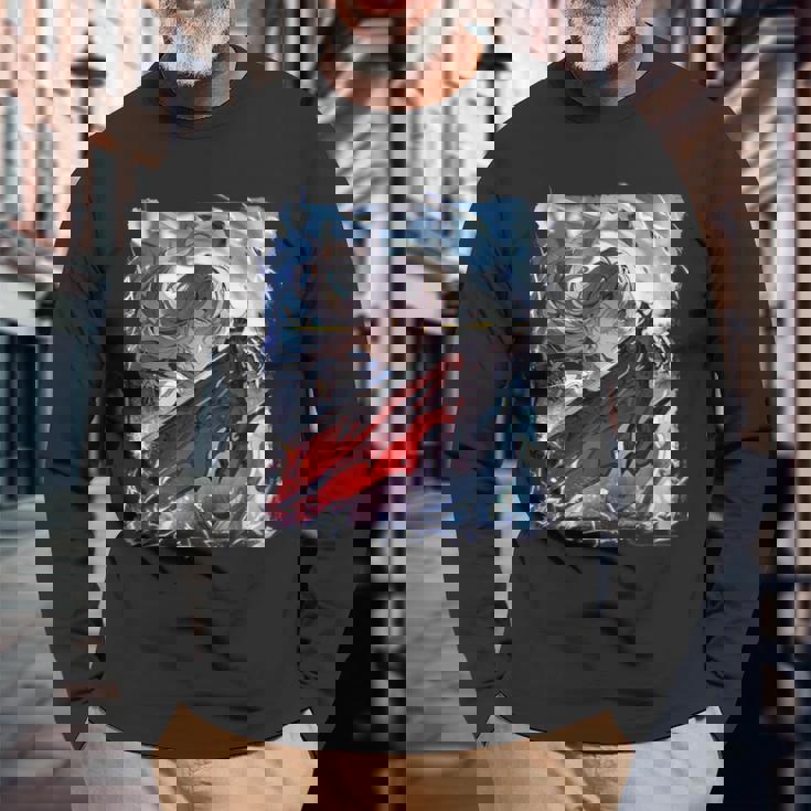 グランブルーファンタジーヴァーサス -ライジング- ジークフリート（2） 長袖Tシャツ 高齢者への贈り物