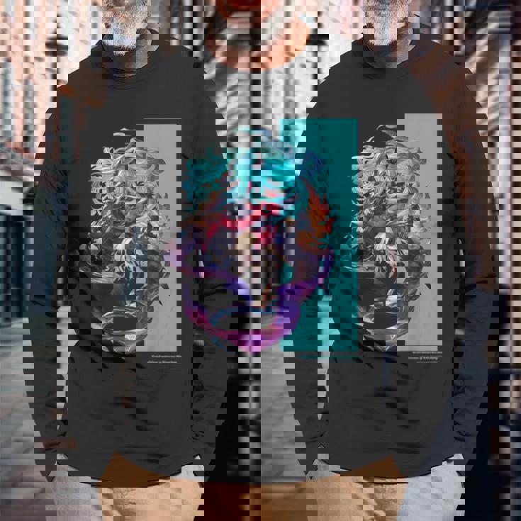 グランブルーファンタジーヴァーサス -ライジング- ヴェルサシア 長袖Tシャツ 高齢者への贈り物