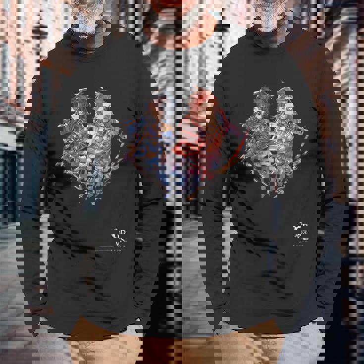 グランブルーファンタジーヴァーサス ランスロット＆パーシヴァル 長袖Tシャツ 高齢者への贈り物