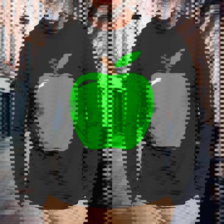 グリーンアップル 長袖Tシャツ 高齢者への贈り物