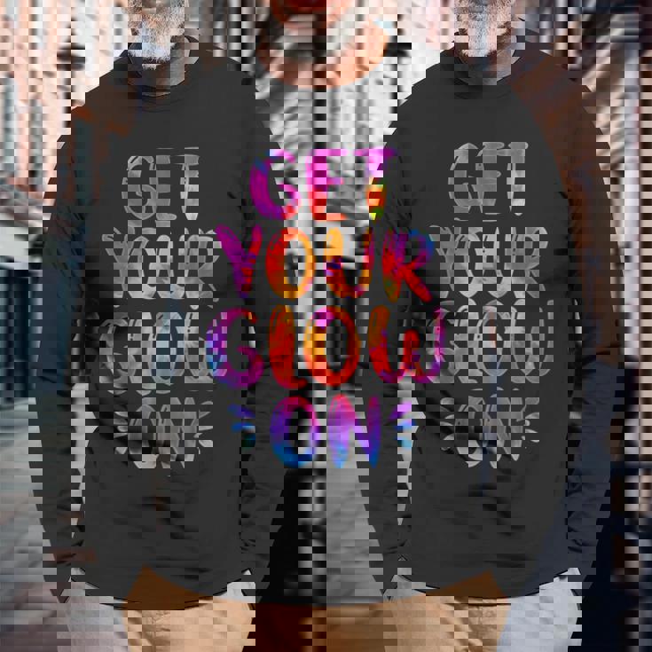 ゲット・ユー・グロー・オン 長袖Tシャツ 高齢者への贈り物