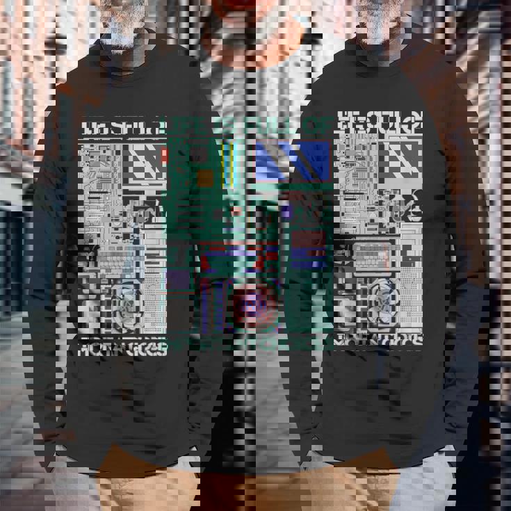 ゲーム パソコン 面白いtシャツ ゲーマー ネタ メンズ おもしろ 面白い 服 オリジナル グッズ 文字tシャツ 長袖Tシャツ 高齢者への贈り物