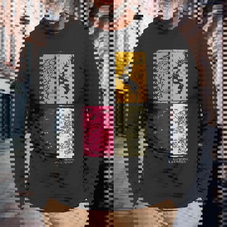 ゲーム・オブ・スローンズ Winter Is Coming 長袖Tシャツ 高齢者への贈り物